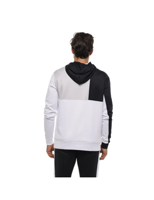 Sudadera Drop Shot Ancor Jmd Blanco Negro | Ofertas de pádel